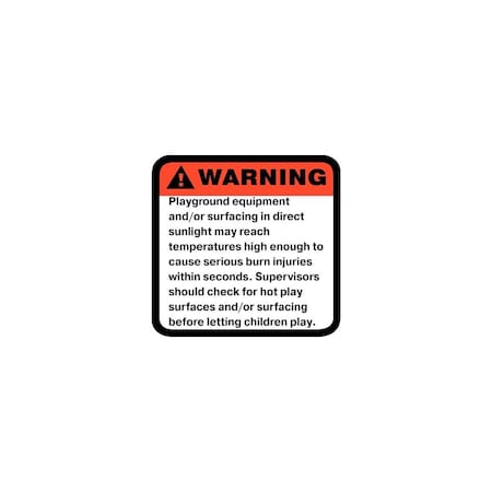 Officespace Hot Surface Warning Label OF3537756
